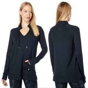 Lilly Pulitzer Cassi Popover (Onyx) Women's Clothing